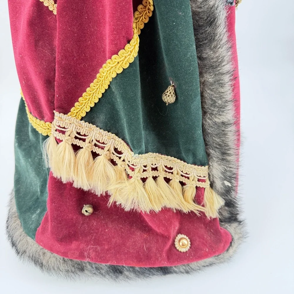 Vintage Santa Clause Old St. Nick Christmas Tree Topper, 26